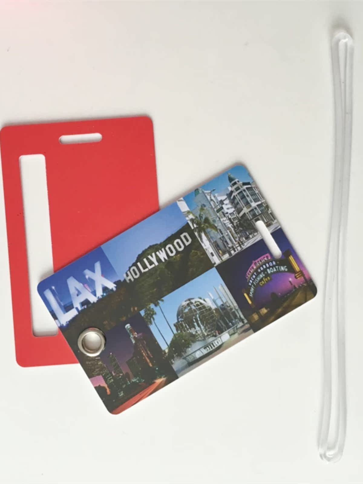 Double luggage tag