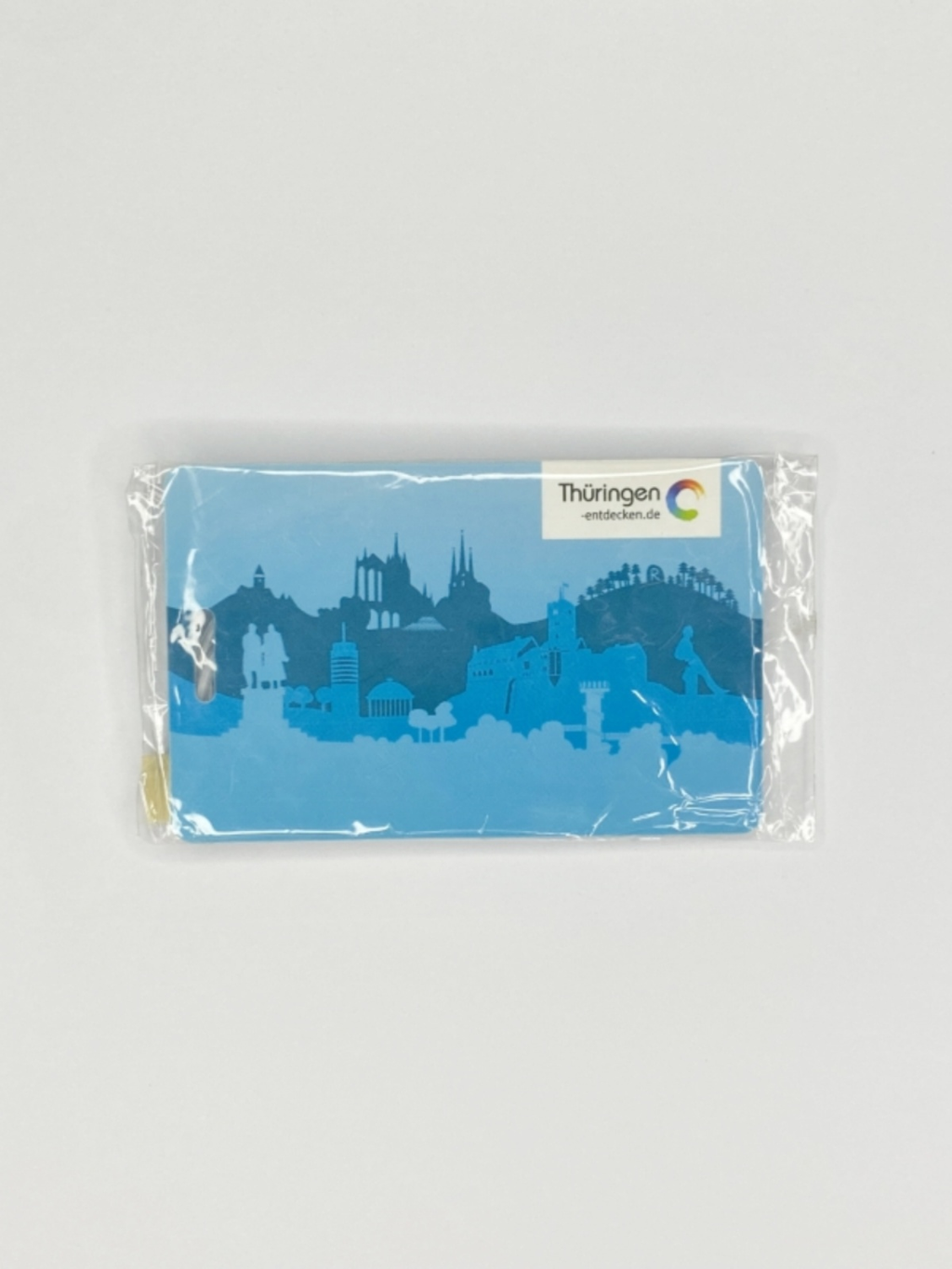 Single-piece luggage tag