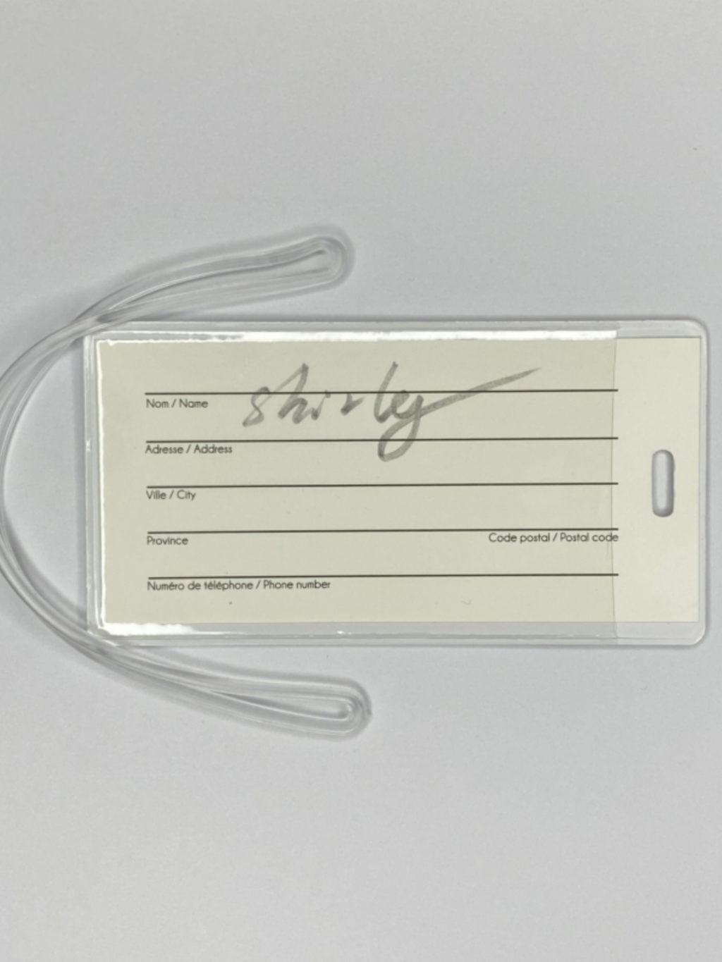 Voltage luggage tag