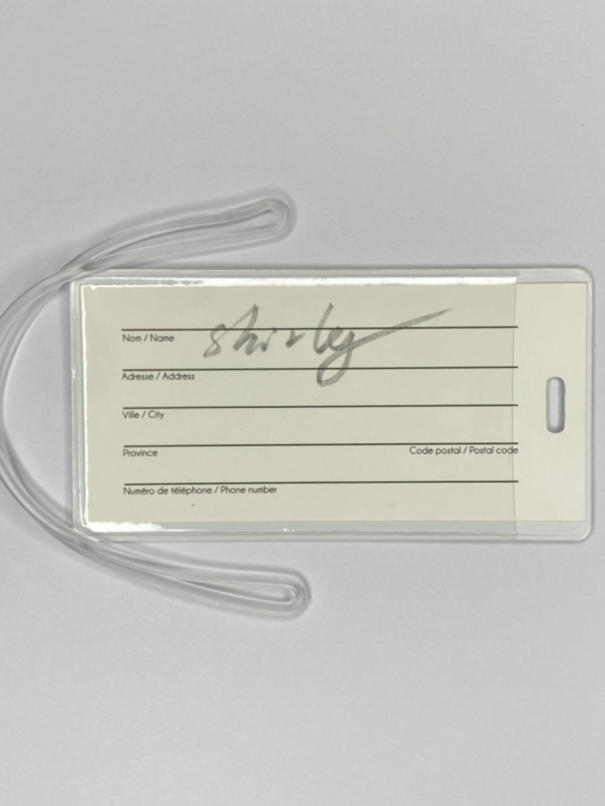 Voltage luggage tag
