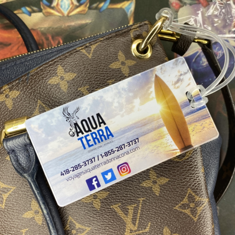 Voltage luggage tag