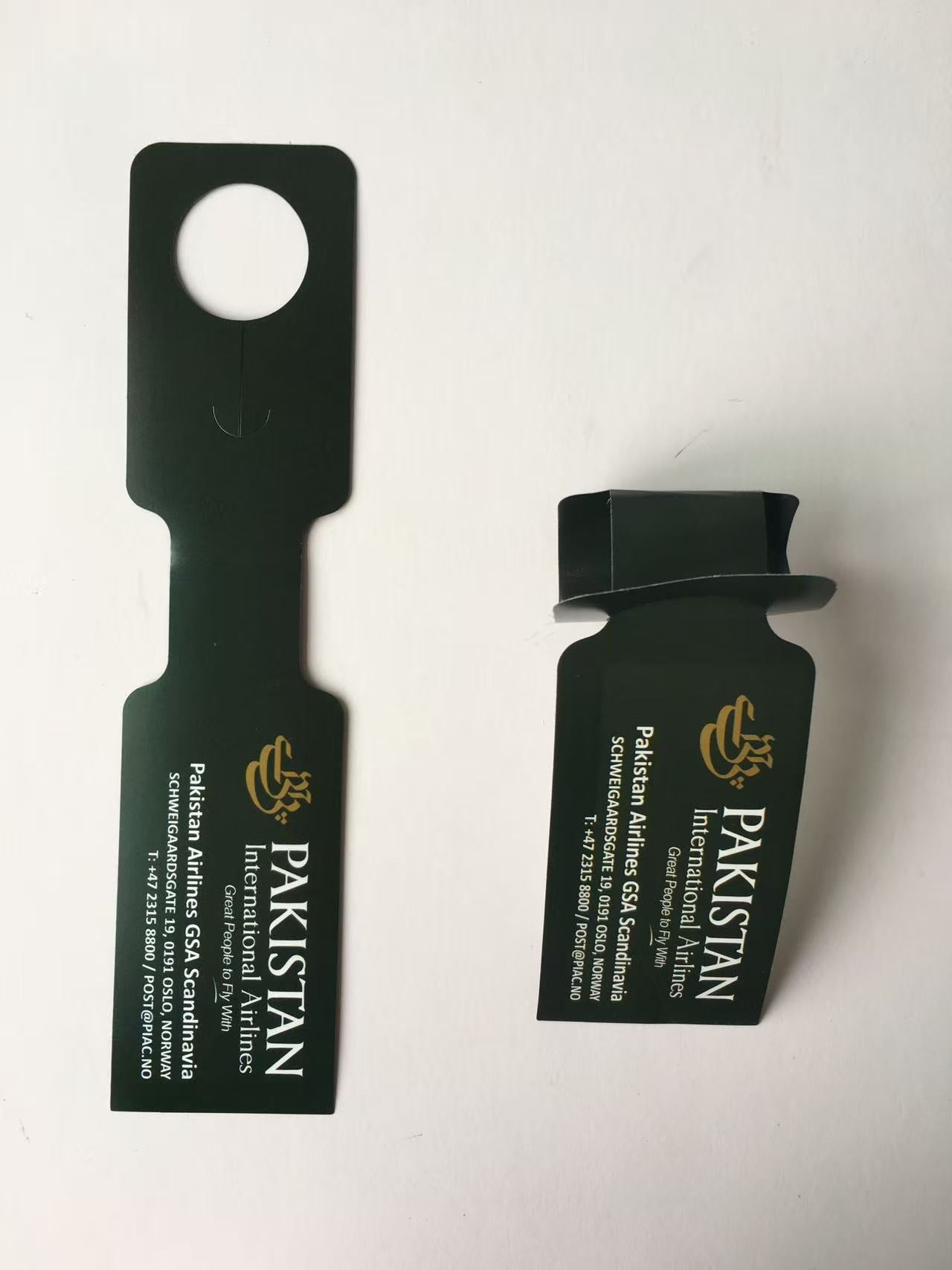 Synthetic paper luggage tag