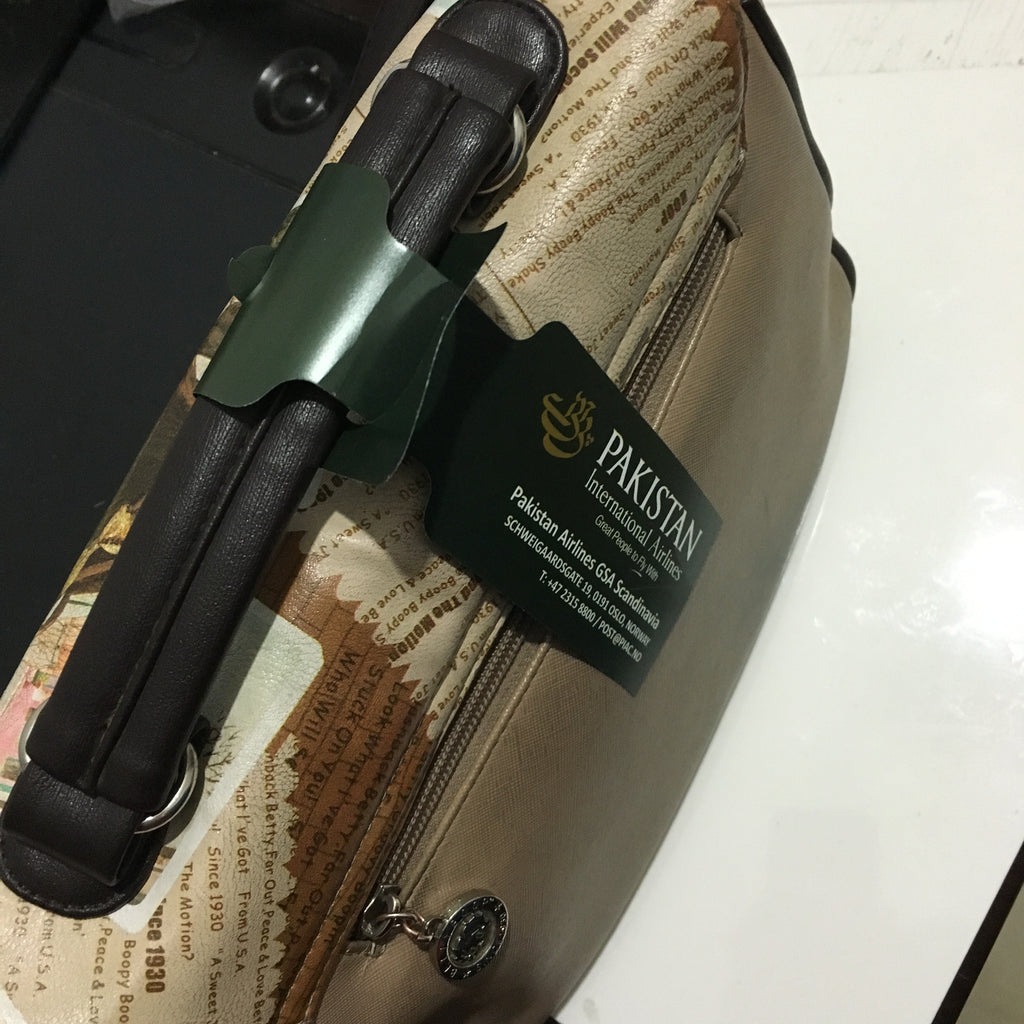 Synthetic paper luggage tag