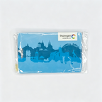 Single-piece luggage tag