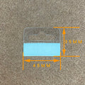 Clear Hang Tabs