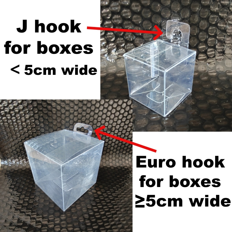 50 PCS Foldable Transparent Boxes