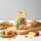 50 PCS Foldable Transparent Boxes