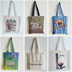 MOQ 30 Custom 12oz Cotton Tote Bag