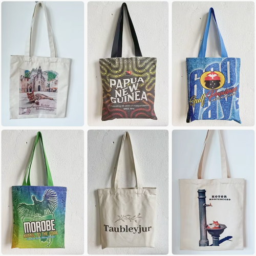 MOQ 30 Custom 12oz Cotton Tote Bag