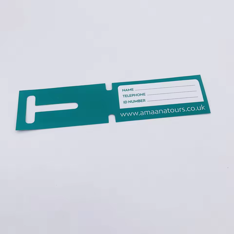 Tear-resistant Waterproof Synthetic Paper Luggage Tag