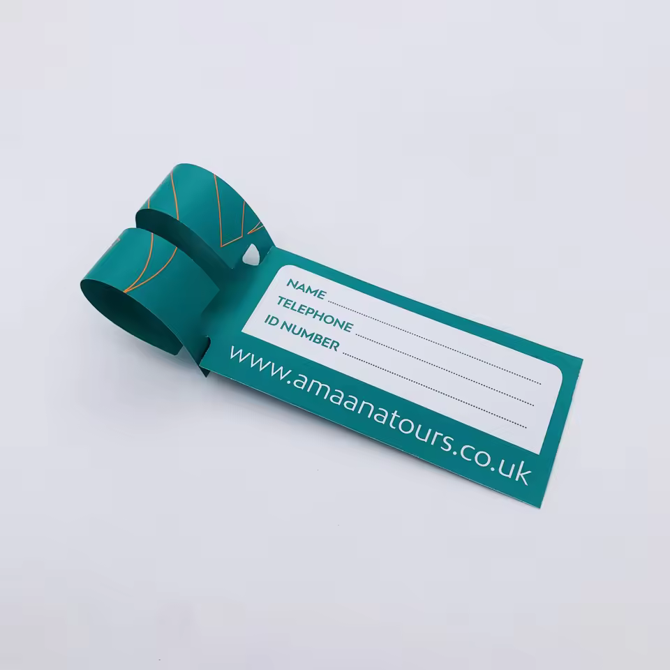 Tear-resistant Waterproof Synthetic Paper Luggage Tag
