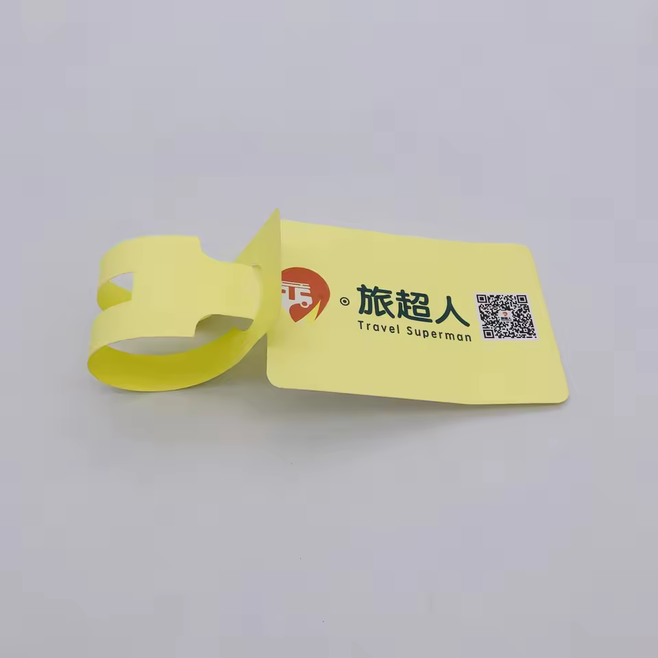 Tear-resistant Waterproof Synthetic Paper Luggage Tag