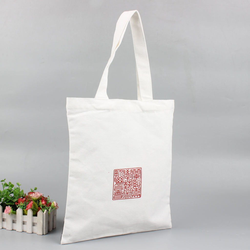 MOQ 30 Custom 12oz Cotton Tote Bag