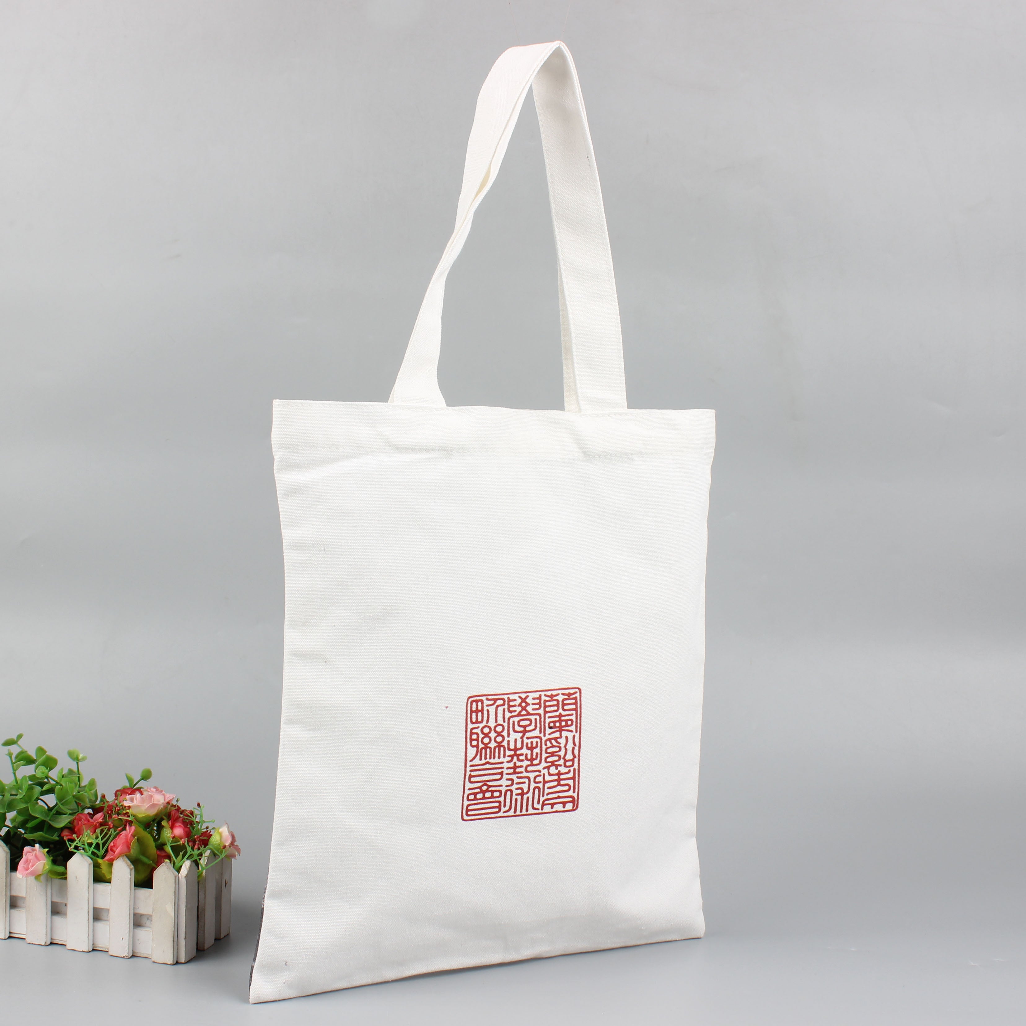 MOQ 30 Custom 12oz Cotton Tote Bag