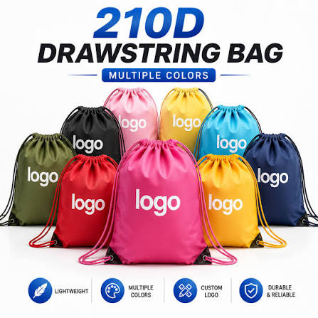 customized drawstring polyester bag