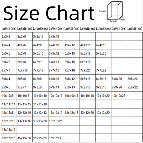 50 PCS Foldable Transparent Boxes