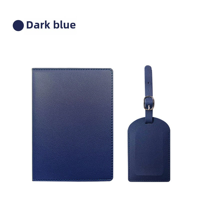 Pu Leather Passport Holder & Luggage Tag Sets